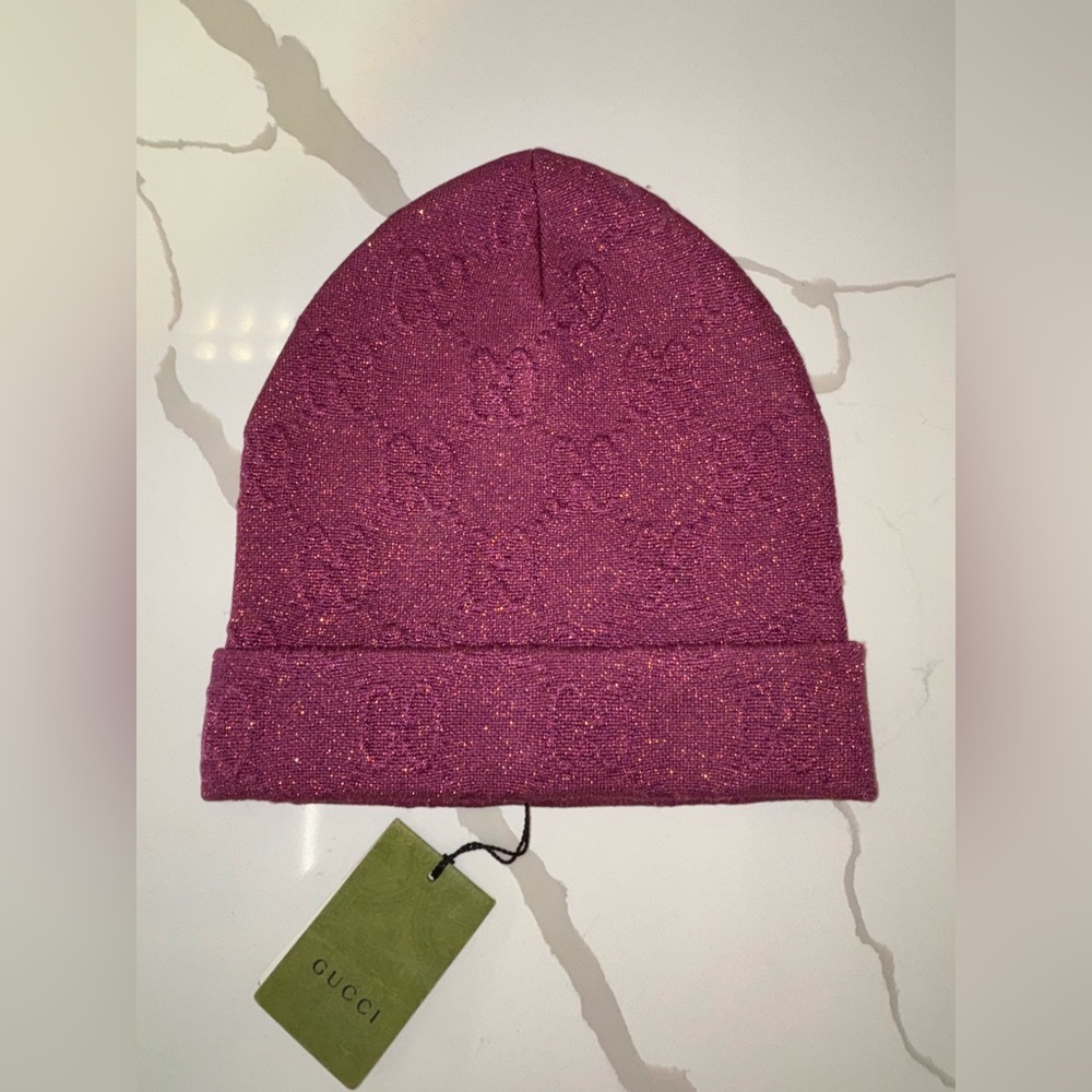Gucci Logo Beanie. BRAND NEW WITH TAGS